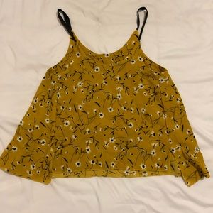 Floral print tank top